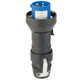 Stickpropp 200-250V 16A F+N+J IP66 svart-blå Ex