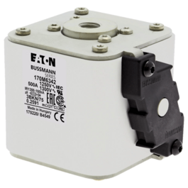 Säkring usnabb aR 1300VAC/900VDC 630A 3 ändansl.BKN75 M12 K-ind