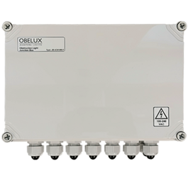 Junction box 4 obstruction lights 100-240VAC Modbus IP65 Polycarbonate
