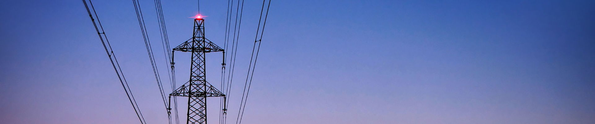Obstruction light on mast